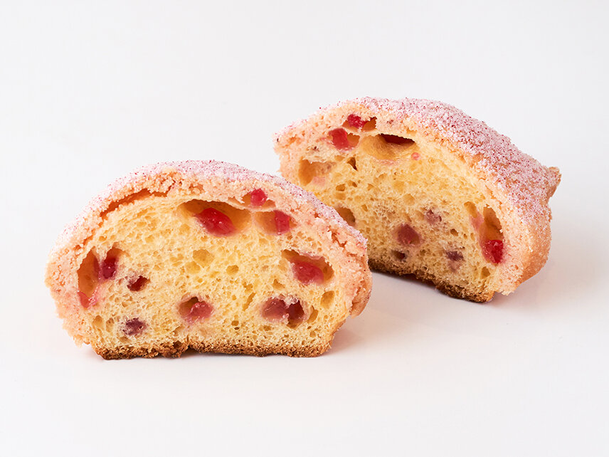 いちごメロンパン