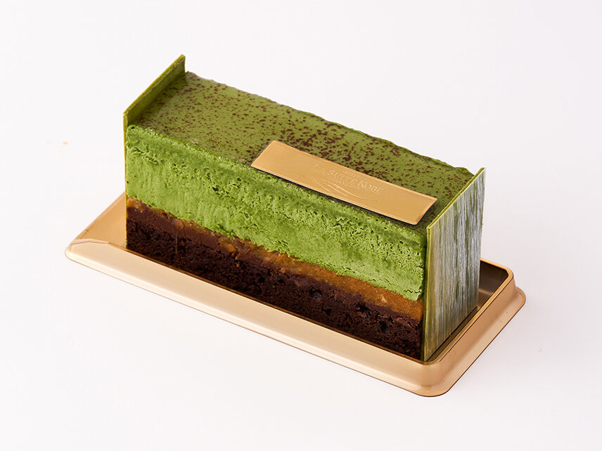 抹茶とオレンジのガトー