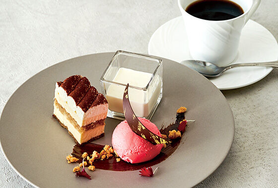 本日のドルチェ盛り合わせ＆ドリンクセット