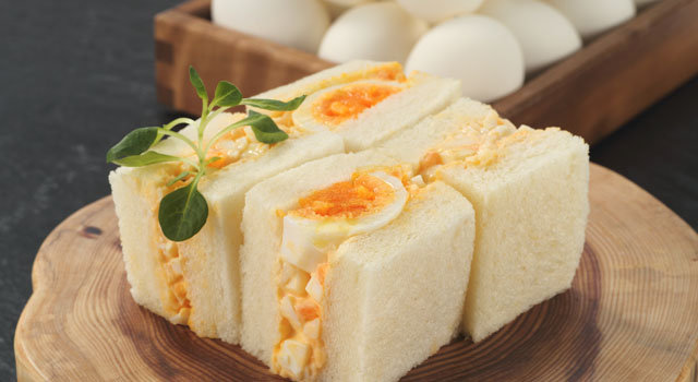 湯種食パンと夢前町産"七福卵"の玉子サンドウィッチサムネイル