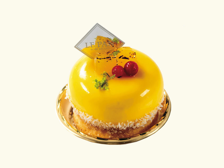 パイナップルとマンゴーのクリームチーズタルト